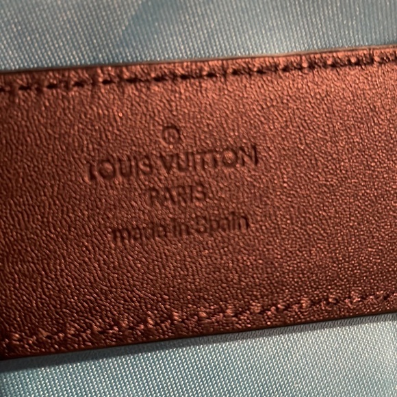New Louis Vuitton suede leather belt - Picture 13 of 13